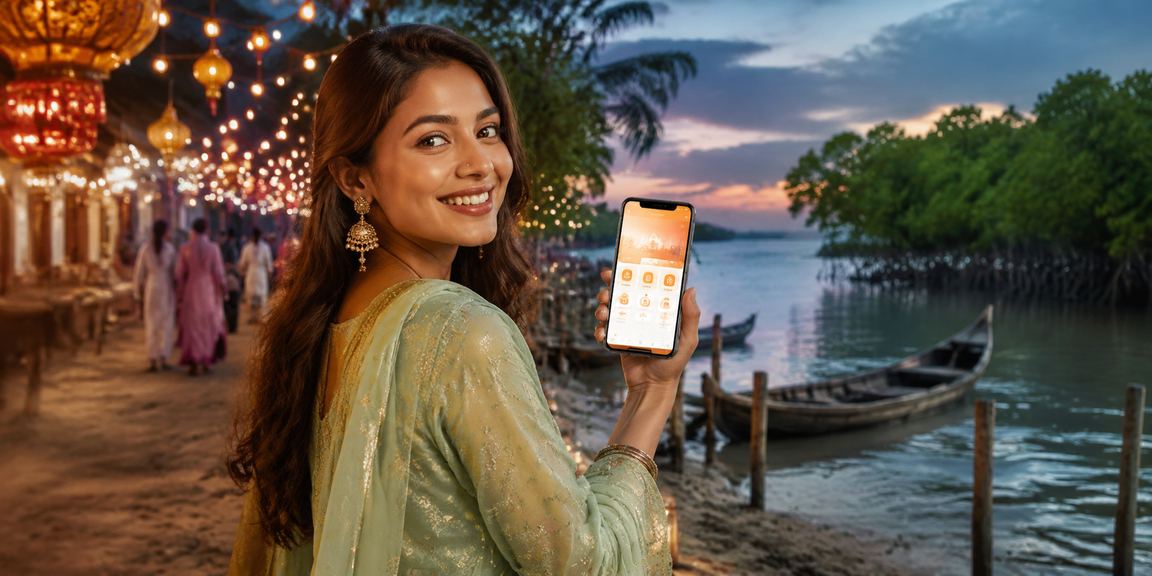 খুলনার মোবাইল পেমেন্টে লটারি খেলার দৃশ্য